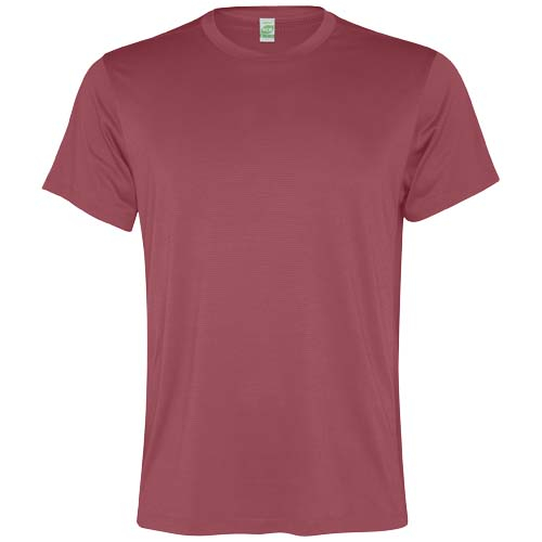 T-shirt publicitaire recyclé 130g homme Slam Roly Rouge baie